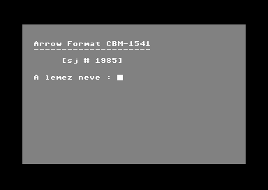 Arrow Format CBM-1541 [hungarian]