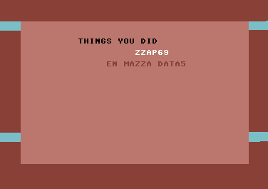 Things You Did