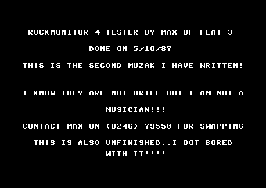 Rockmonitor  4 Tester