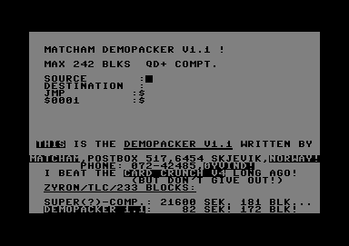 Matcham Demopacker V1.1