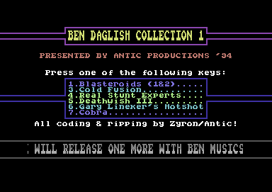 Ben Daglish Collection 1