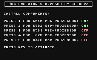 C64 Emulator V0.20503