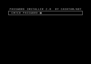 Password Installer 2.0 [build from 12.09.95]