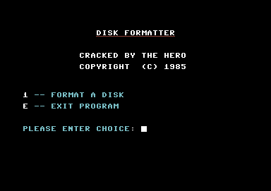 Disk Formatter