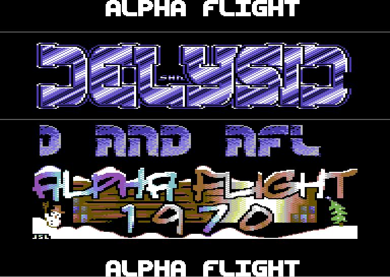 Xmas Alpha Flight on Delysid