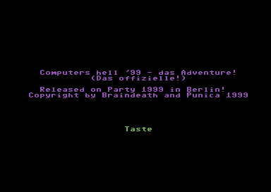 Computer's Hell '99 - das Adventure