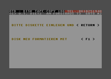 Disk Tape-Copy 186 [german]