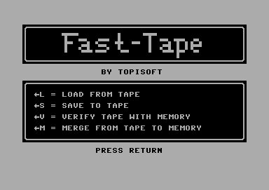 Fast-Tape