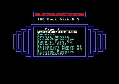 Super Parameters 100 Pack Disk #5