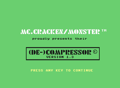 Mc.Cracken (De-)Compressor V1.3