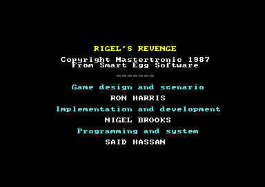 Rigel's Revenge