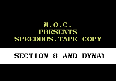 Speeddos Tape Copy