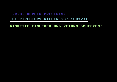 The Directory Killer [german]