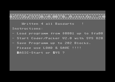 Coder/Packer V2.0