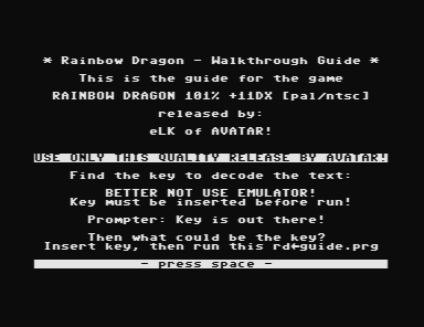 Rainbow Dragon Guide