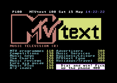 MTV Teletext