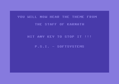 The Staff of Karnath Theme