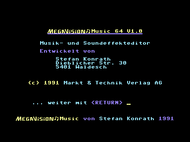 MegaVision Music 64 V1.0 [german]