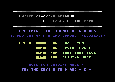 The Themes of Red Max