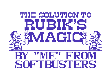 The Solution to Rubik's Magic
