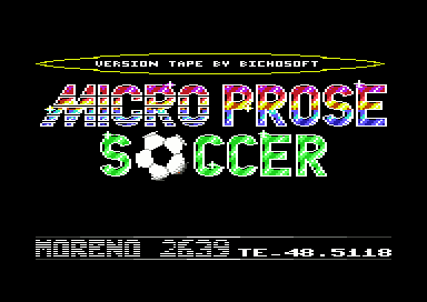 Microprose Soccer [tape]