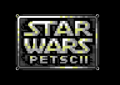 Star Wars Petscii Logo