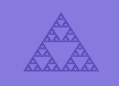Sierpinski Triangle [184 bytes]
