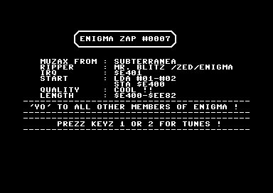 Enigma Zap #0007