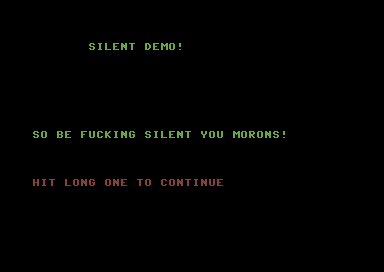 Silent Demo