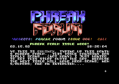 Phreak Forum #06
