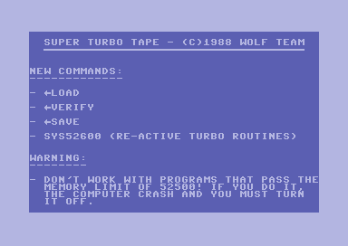 Super Turbo Tape