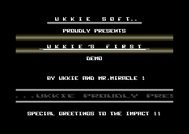 Ukkie's First