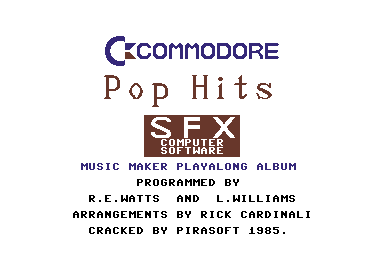 Commodore Pop Hits