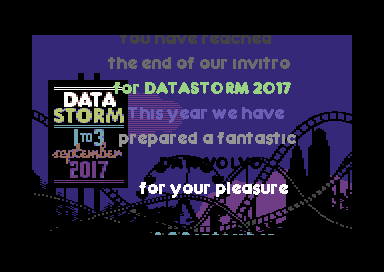 Datastorm 2017 Invite