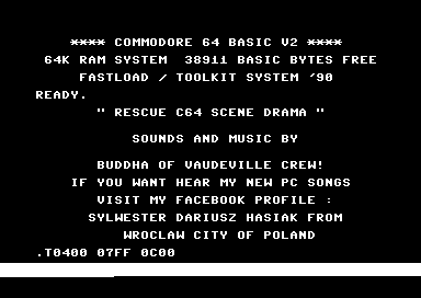 Rescue C64 Scene Drama