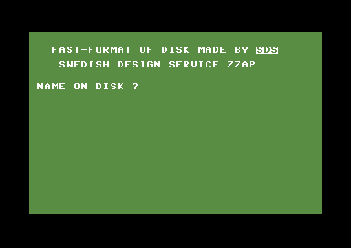 Fast-Format of Disk
