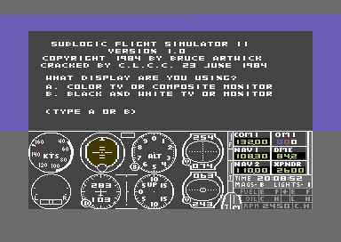 Sublogic Flight Simulator II