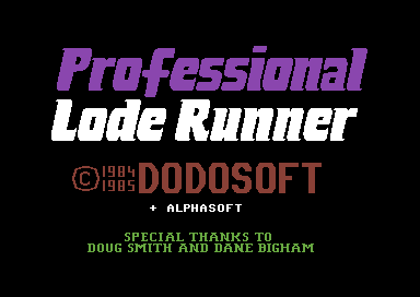 Professional Lode Runner