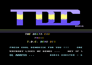 T.D.C. Demo Disk I