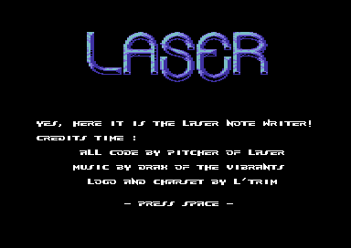 The Laser Note Writer!
