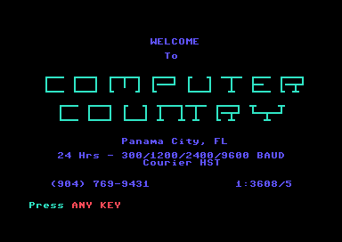Computer Country New Member Disk