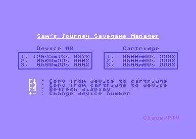 SSaM - Sam's Journey Savegame Manager