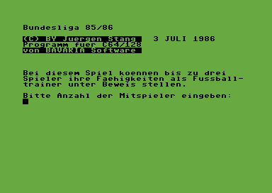 Bundesliga V1 85/86 [german]