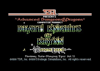 Death Knights of Krynn [1581]