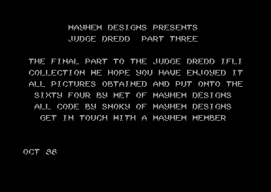 Judge Dredd Part Three