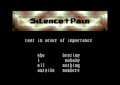 Silence and Pain