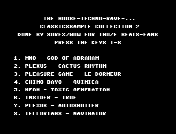 The House-Techno-Rave-... Classicsample Collection 2