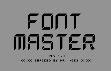 Font Master V1.0