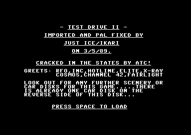 Test Drive II - The Duel +F