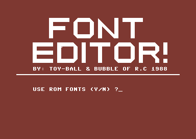 Font Editor